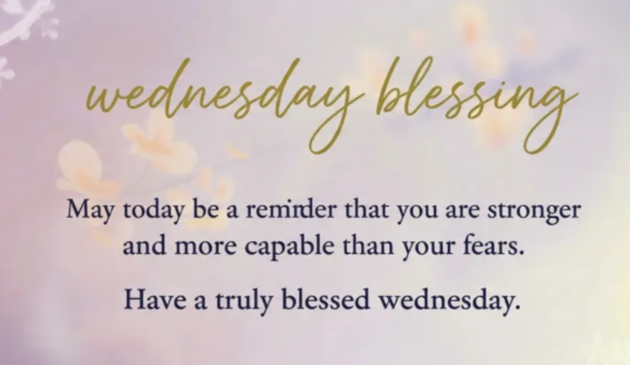 blessed wednesday