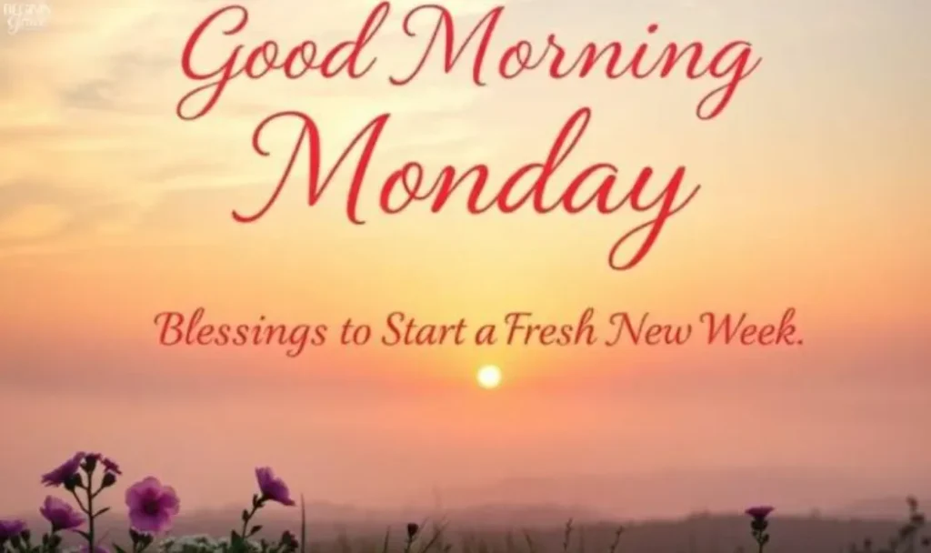 good morning monday blessings