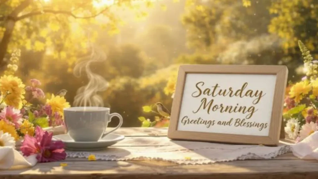 good morning saturday blessings