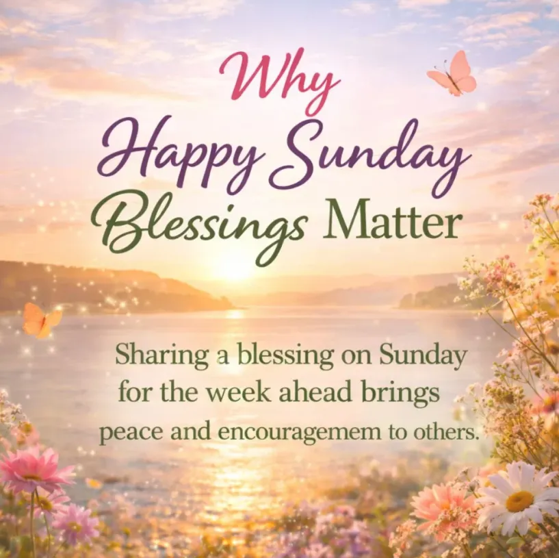 happy and bless sunday