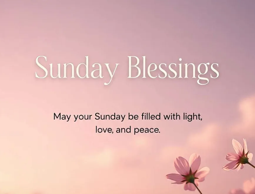 happy and bless sunday