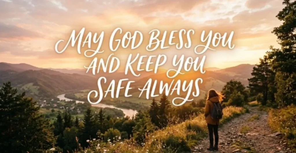 may god bless you and keep you
